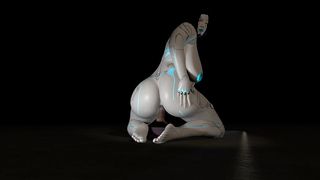 THICK SEX DOLL RIDES DILDO ANAL