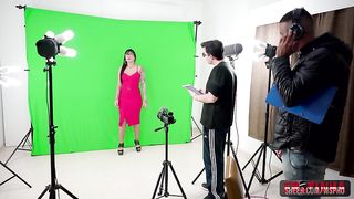 The forecast host can't resist and does a hot anal