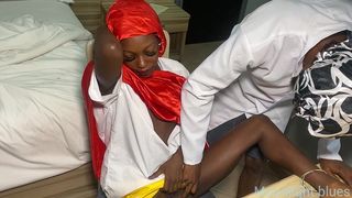 HORNY EBONY PETITE PAID SEXUAL VISIT TO FAMILY DOC AND FUCKS BBC