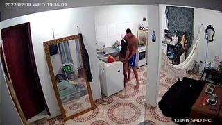 CAMERA ESCONDIDA FLAGRA FODA NA COZINHA