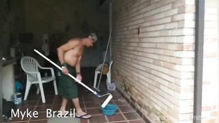 Fui pintar a casa da Ines Ventura mais ela falou k nao tinha grana para me pagara entao ela me pagou com sexo mais eu adorei a patroa e uma delicia