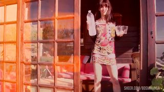 Threesome BDSM in full nature