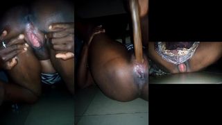 LADY FUCKED HERSELF WITH A HAMMER