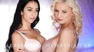 Lesbian teen gives straight friend quivering orgasm