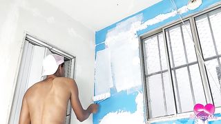 Painter Fucks My Asshole with his BBC