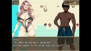 SUMMER PICK UP BEACH [ HENTAI GAME PORNPLAY ] COUPLE HAVING RAW SEX AT PUBLIC BEACH !