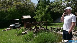 Golf Instructor Ass Fucks Horny Student Isabelle Deltore in Broad Daylight GP2387