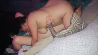 REVERSE 69 ORAL SEX ON BEANBAG