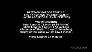 Brittany Bardot Testing The Handmade Vulkano Size L (With Additional Anal Fisting) TWT220