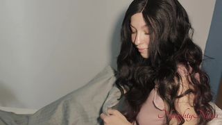 STEP-MOM LETS ME SLEEP IN HER BED BECAUSE OF THE STORM OUTSIDE