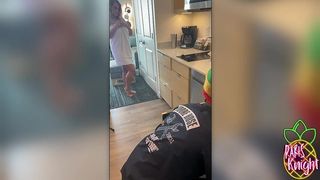 HUGE BBC PLUMBER COMES AND LAYS THE PIPE IN HOT BLONDE S WET PUSSY