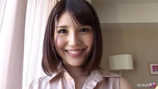 SKINNY ASIAN GIRL GET DEEP CREAMPIE FUCK BY BIG DICK OLD GUY IN UNCENSORED JAV PORN