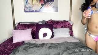 I squirted all over my bed from playing with my butt