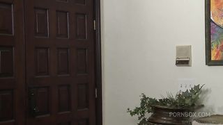 Angela White and Milana are Deep kissing, erotic pussy licking and finger fucking