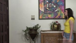 Angela White and Milana are Deep kissing, erotic pussy licking and finger fucking