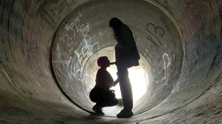 TUNNEL BBC BLOWJOB