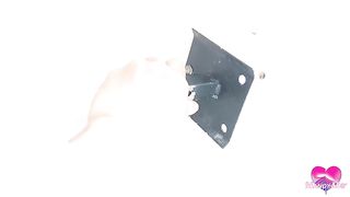 Rotating anal in painter's big black cock