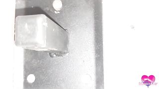 Rotating anal in painter's big black cock