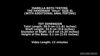 Isabella Both Testing The Handmade Khun Size XL (With Additional Anal Fisting) TWT211