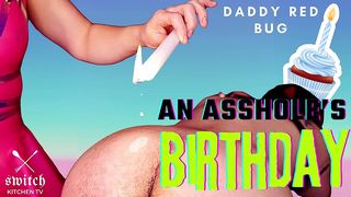 FEMDOM WAX PLAY AND CANDLE UP THE ASS FOR LATEX GIMP