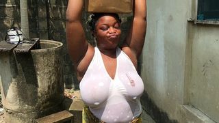 SEXUALLY STARVED WOMAN GETS GRILLED BY HER BBC NEIGHBOR