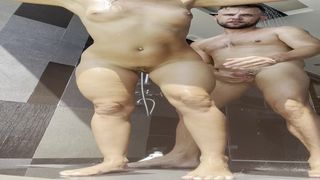 PAWG Cherry Kiss with Big Round Ass get Fucked in the Shower