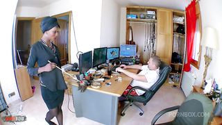 Black girl brutal fuck in pussy and ass , and squirting