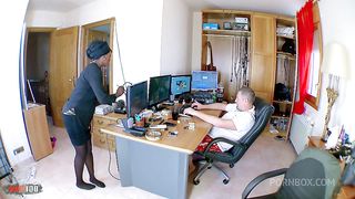 Black girl brutal fuck in pussy and ass , and squirting