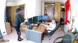 Black girl brutal fuck in pussy and ass , and squirting