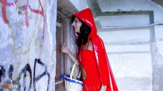 Little red ridding going anal with big bad wolf !