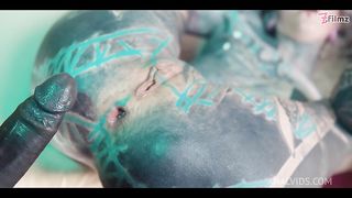 PRIVATE orgy 3on2, TATTOO teens - ANAL, ATM, DP, sloppy blowjob, ATOGM - punk, goth, alt porn - ZF027