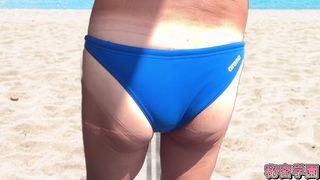 WHY ARE BEACH VOLLEYBALL BIKINIS SMALL? I M GOING TO SING OUT? MASTURBATION HANDJOB EJACULATION HENTAI SECRET GAKUEN