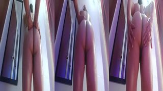 MASAJEANDO LAS NALGAS DE MI HERMANASTRA ME ENCANTA SU GRAN CULO QUIERO FOLLARLO