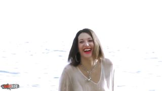 Leo and his girlfriend fucking at the beach