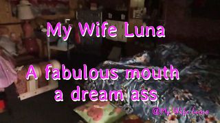 I masturbate watching my wife sleeping, but when she wakes up ....