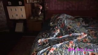 I masturbate watching my wife sleeping, but when she wakes up ....