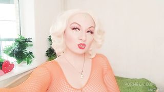 JOI jerk off instruction sexy blonde - pin up Mistress Arya