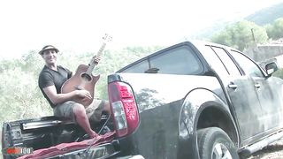 Ava Marteens gets ass fucked in the pick up truck