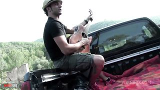 Ava Marteens gets ass fucked in the pick up truck