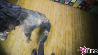 Tattoo couple HARD POV SEX - ANAL fuck, gapes, sloppy BJ, anal creampie, female orgasm