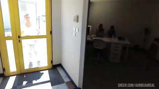 AURBEAUREAL & LUNA RIVAL give a job interview to a young boy