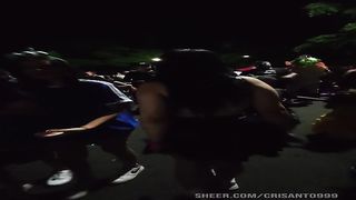 Salida de suerte con esta linda joven