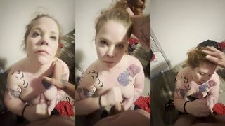 ROUGH FACE FUCK FOR SEXY REDHEAD