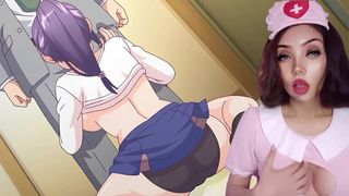 COGIENDO EN LA OFICINA CON LA MILF TETONA - MASTURBANDOME CON HENTAI YARAKASHI EP. 1