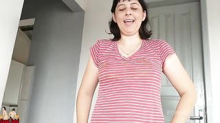 I lick the butt of the Naughty housewife while she is cleaning