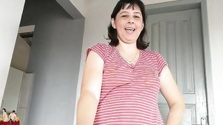 I lick the butt of the Naughty housewife while she is cleaning
