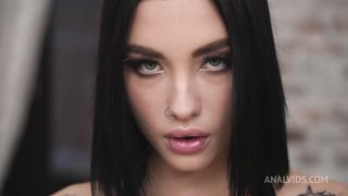 Fucked hard in all holes Cyber Shot ( 4 on 1 ) ! First Double Vagina