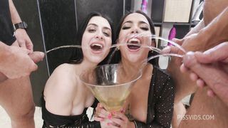 DAP AND FIST GOES WET, KAITLYN KATSAROS & NURIA MILLAN, 5ON2, ANAL FISTING, BALLS DEEP,DEEPTHROAT, BIG GAPES, MONSTER BUTTROSE, PEE COCKTAIL/DRINK, SQUIRT, CUM IN MOUTH, SWALLOW GIO2865