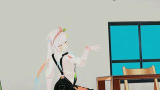 AIRANI LOFIFTEEN HENTAI HOLOLIVE VTUBER UNDRESS DANCE CUPID SONG MMD 3D YELLOW EYES