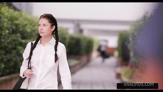 Horny Teen Rebecca Volpetti’s Butthole DESTROYED By Big Black Cock